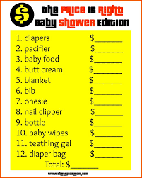 Baby shower games play a vital role during such parties, as they keep the guests engaged and make the event fun and lively. Baby Shower Price Is Right The Typical Mom