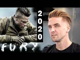 Brad Pitt Fury Undercut Men S Hair 2020 Youtube Men Haircut Undercut Undercut Men Brad Pitt Fury