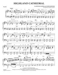 Highland Cathedral Piano By Michael Korb And Ulrich Roever Digital Sheet Music For Individual Instrument Part Downlo In 2020 Sheet Music Digital Sheet Music Music