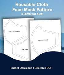 How to sew diy cloth face masks. Cloth Mask Sewing Pattern This Is A Digital Download No Physical Product Will Be Sent To You Included In This Printable Fabric Face Mask Tutorial Face Mask