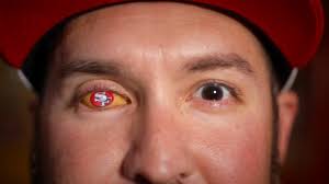 Jersey, chains, 49ers fake eye? Meet the man taking Niners superfan to a  whole new level