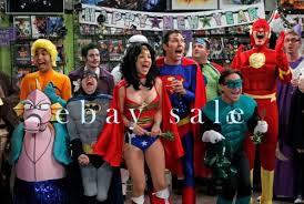 Comic Book Nerds PHOTO b Big Bang Theory Superhero Garb WONDER WOMAN Kaley  Cuoco | eBay