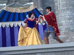 White jacket with tails and matching pants. Snow White And Prince Charming Picture Of World Of Disney Orlando Tripadvisor