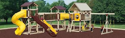 Backyard discovery lakewood wooden playset swing set. Yard Requirements For A Playset Or Swing Set Adventure World Play Sets