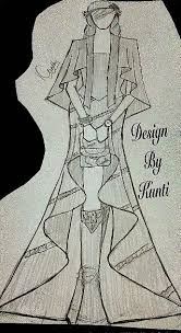 Namun, desain atau model baju kebaya saat ini yang modern semakin digemari anak muda. Kebaya Kutu Baru Batik Skirt Knee Boots Sketsa Ilustrasi Desain