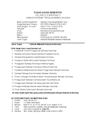 Maybe you would like to learn more about one of these? Doc Tugas Bahasa Indonesia Calvin Setiawan Academia Edu