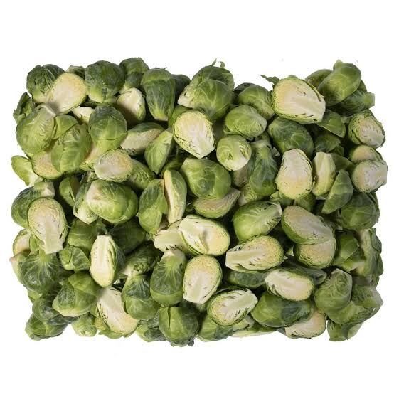 Halving sprouts exposes more surface area for browning, AI generated