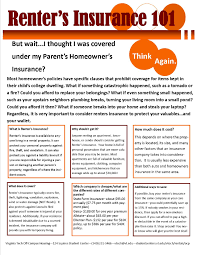 View This Document On Our Website Http Www Studentcenters Vt Edu Assets Doc Vtoch Rentersinsurance101 Pdf Commuter Student Renters Insurance Student