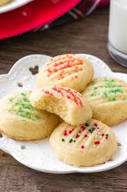 Baby button cookies because of the relatively low sugar content, people who do not normally love sweets are delighted with these. Whipped Shortbread Cookies Just So Tasty