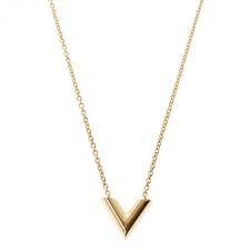 If you want a longe. Louis Vuitton Essential V Necklace Louis Vuitton Tlc