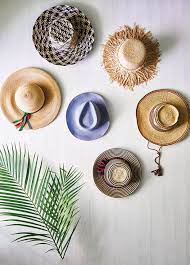 15 Shady Sun Hats For Summer 2017 Domino Wall Hats Hats On Wall Hat Wall Decor