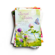 Printable cards for secret sisters. Secret Sister Assorted Boxed Cards Box Of 12 Mixed Scripture 0081983721021
