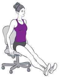 9 Exercises You Can Do While Sitting Down Senior Fitness Chair Exercises Workout For Beginners