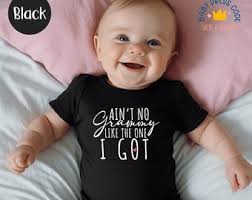 Ain't No Grammy Like Mine Baby Bodysuit: Funny Grandma Outfit