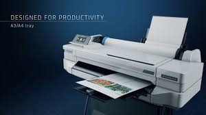 Un equipo multifunción compacto que permite imprimir de modo rentable gracias a los cartuchos de tinta independientes. Hp Designjet T130 A1 Printer Youtube