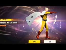 Free fire has not official stated any of such collaboration and it. One Punch Man Bundle Review Free Fire Youtube In 2021 One Punch Man One Punch Fire Video