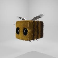 I Tried To Make A Realistic Minecraft Bee In Blender By Ryanalford Peluches Kawaii Kawaii Peluches