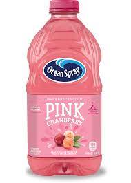 These cocktails are often made with only a small amount of actual cranberry juice. Pink Cranberry Juice Cocktail Ocean Spray