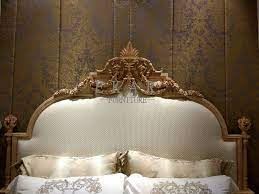 Shop paint furniture and other paint furniture from top sellers around the world at 1stdibs. French Luxury Style Off White And Golden Queen Bed Beds Luxury Bedroom Furniture Luxurious Bedrooms Bed Design