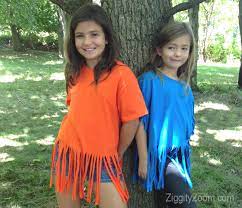 Get the full tutorial from earnest home co. How To Make A Fringed T Shirt Ziggity Zoom Family