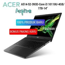 Periksa promo,review, spesifikasi, warna (black/gray/silver/white/red/pink/orange/gold/yellow/green/blue/purple/brown/other). Jual Laptop Acer Aspire A514 52 Intel Core I3 10110u Ram 4gb 1tb 14inch Kota Surabaya Karastore1198 Tokopedia