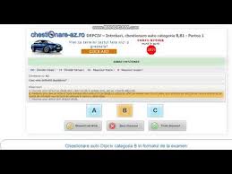Chestionare drpciv si teste auto online pt. Chestionare Az Ro 100 100 Youtube