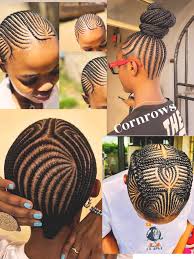 Zigzag cornrows braids natural hair tutorials
