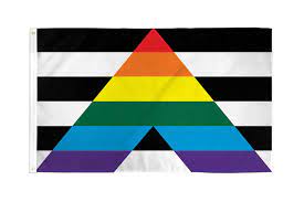 AZ FLAG Flag for Homo Hetero Meeting 90 x 60 cm – Gay Straight Alliance Flag  60 x 90 cm – Flags Top Quality : Amazon.de: Garden