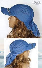 Denim Sun Visor Blue Sun Visor Visor Sunhat Denim Etsy Summer Hats For Women Summer Hats Summer Scarves