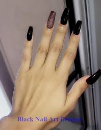 Cute Black Acrylic Nail Ideas 73 Best Acrylic Coffin Nails Ideas With Dark Simple Acrylic Nails Diy Acrylic Nails Cute Acrylic Nails