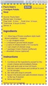 Paula Deen Crock Paula Deen Crock Pot Potato Soup Crockpotdishes Paula Deen Crock Paula De Potato Soup Crock Pot Crock Pot Potatoes Potato Soup Recipe