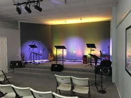 Stage Lighting Installation At Grace Community Church In Berea Kentucky Platinum Audio Visual