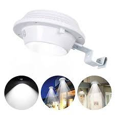 Solar Gutter Lights Bright Pir Motion Sensor 12 Led Security Lights Waterproof Light Lamp Wireless Area Light Auto Dim Mo Security Lights Lamp Light Solar Lamp