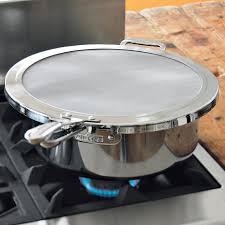 This splatter guards for frying is suitable for frying pans, soup pots, skillets, etc. All Clad Stainless Steel Splatter Screen Williams Sonoma