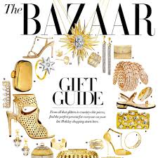 Bazaar White Black Gold Gift Guide Magazine Gift Guide Christmas Layouts