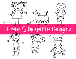 Discover the creative world of silhouette. Stick People Design Set Free Silhouette Designs Silhouette School