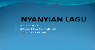 Sabah tanah airku (bahasa inggris: Nyanyian Lagu Negaraku Ppt Powerpoint