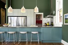 Orla Kelly Colour Specialist With Colourtrend Paints Loves This Modern Federation House Kitchen Bybrett Mi Green Kitchen Cabinets Green Kitchen Kitchen Paint