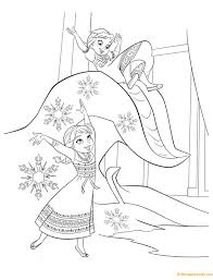 Did you scroll all this way to get facts about winter wonderland coloring pages for adults? Anna And Elsa Playing In A Winter Wonderland Coloring Pages Cartoons Coloring Pages Coloring Pages For Kids And Adults