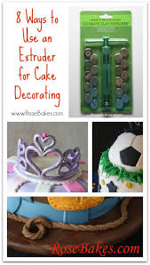 Learn how to use and clean the extruder for your cake decorating. Wfmw Why I Think You Need An Extruder For Cake Decorating