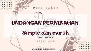 Nah, untuk kalian yang saat ini sedang tahap memilih desain undangan pernikahan yang bagus, di artikel kali kalian akan menemukan beberapa contoh desain undangan pernikahan yang unik, kreatif dan jarang yang menggunakannya. Undangan Pernikahan Simple Dan Murah Untold Story
