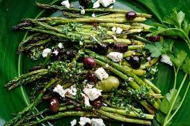 Three Ways To Let Fresh Asparagus Shine Published 2017 Grilled Asparagus Recipes Recipes Green Garlic