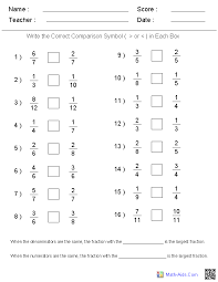 Because when you multiply or divide both the top and bottom by the same number, the fraction keeps it's value. Denominators And Numerators Comparison Worksheets This Is A Good Worksheet For Teaching St Fractions Worksheets Math Fractions Worksheets Maths Worksheets Ks2
