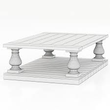 Restoration hardware has restored these fabulous white oak carts and their cast iron hardware for use as a coffee table. Restoration Hardware Balustrade Salvaged Wood Coffee Table 3d Model Download 3d Model Restoration Hardware Balustrade Salvaged Wood Coffee Table 22489 3dbaza Com