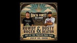 OUT OF THE TRAILER PARK TOUR