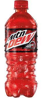 Mountain Dew Products Mountain Dew Mtn Dew Code Red Bubble Drink