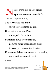 Https Www Alsace Catholique Fr Wp Content Uploads Sites 14 2017 10 Notre Pere Verso Jpg Priere Notre Pere Priere Comment Prier