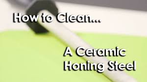 Two steps in honing a knife. Quick Tip 5 How To Clean A Ceramic Honing Steel Youtube