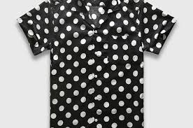 Black And White Polka Dot Short Sleeve Shirt Promo Offer Zecmos Men Short Sleeve Shirt Black And White Polka Dot Mens Casual Shirt Male Pattern Print Soci Casual Shirts For Men Men Short Sleeve Men Casual