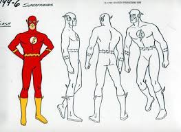 The Flash Model Sheet From Super Friends Cartoon Drawing Superheroes Friend Cartoon Dc Comics Characters